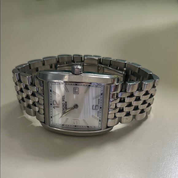 Raymond Weil Silver Rectangular Watch - Picture 1 of 5